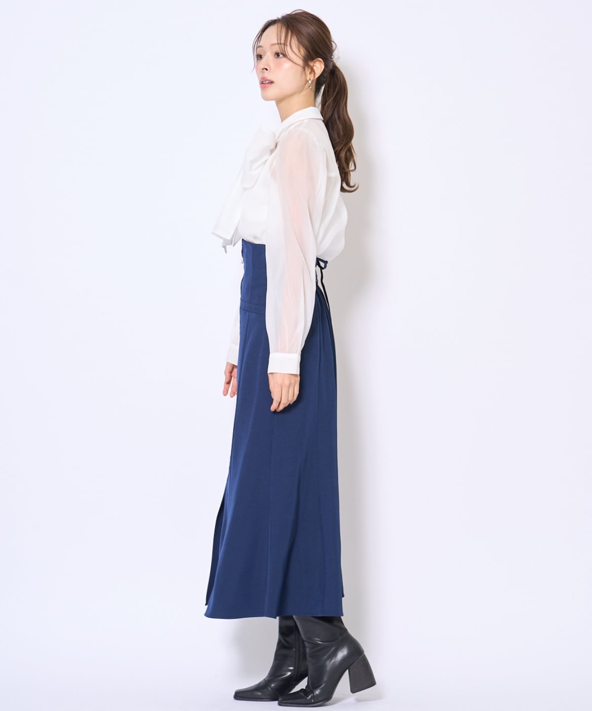 フロントZIPマーメイドスカート