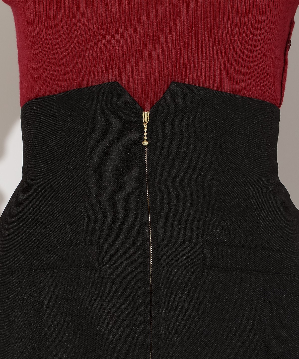 フロントZIPマーメイドスカート