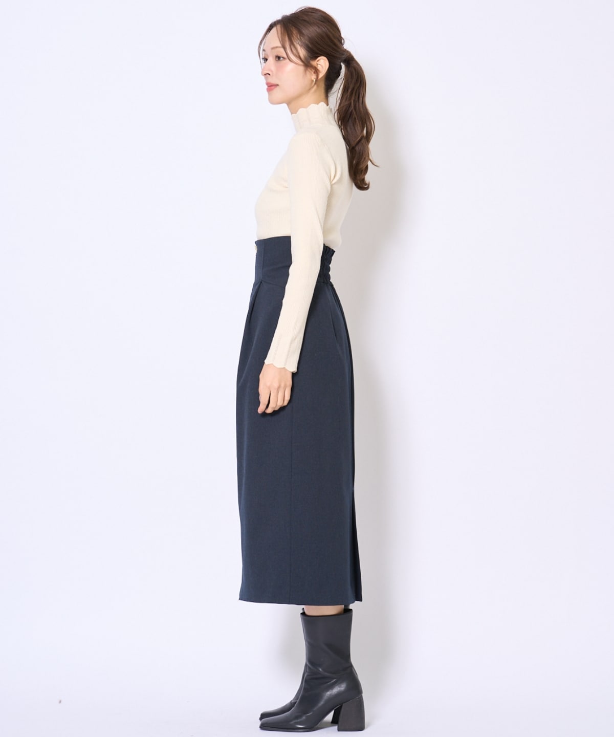 センターZIPスカート