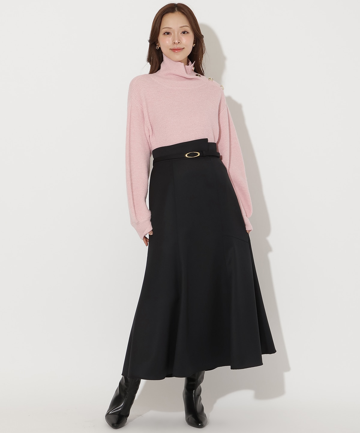 【先行予約受付中】ベルト付きマーメイドスカート