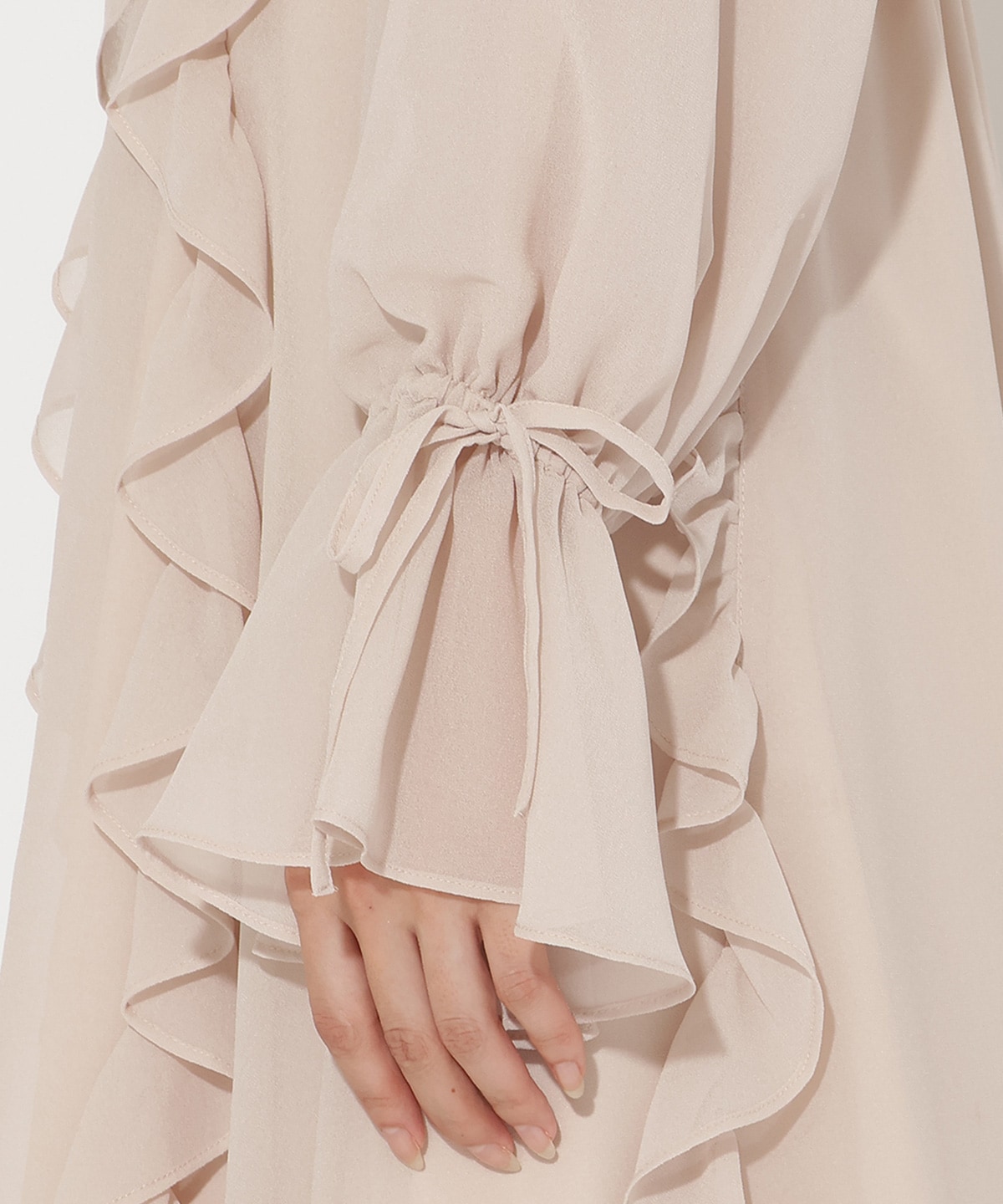 ラッフルフリルチョーカーミニワンピース