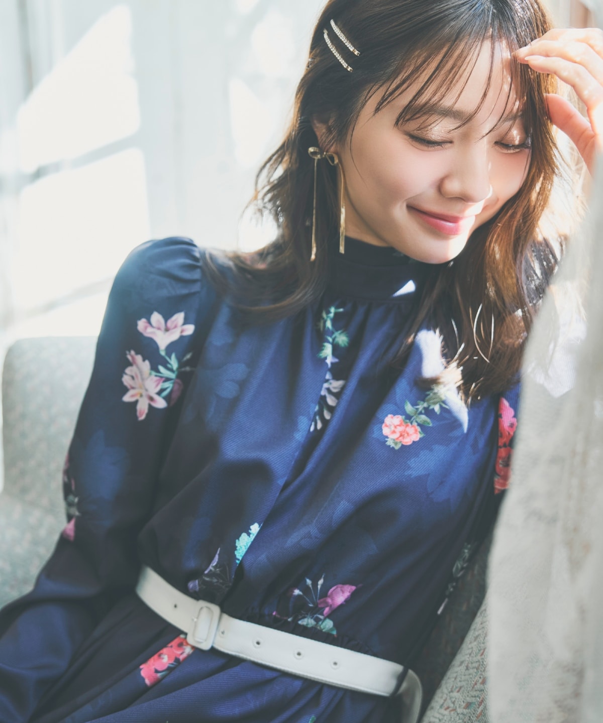 【先行予約受付中】クラシックフラワーワンピース