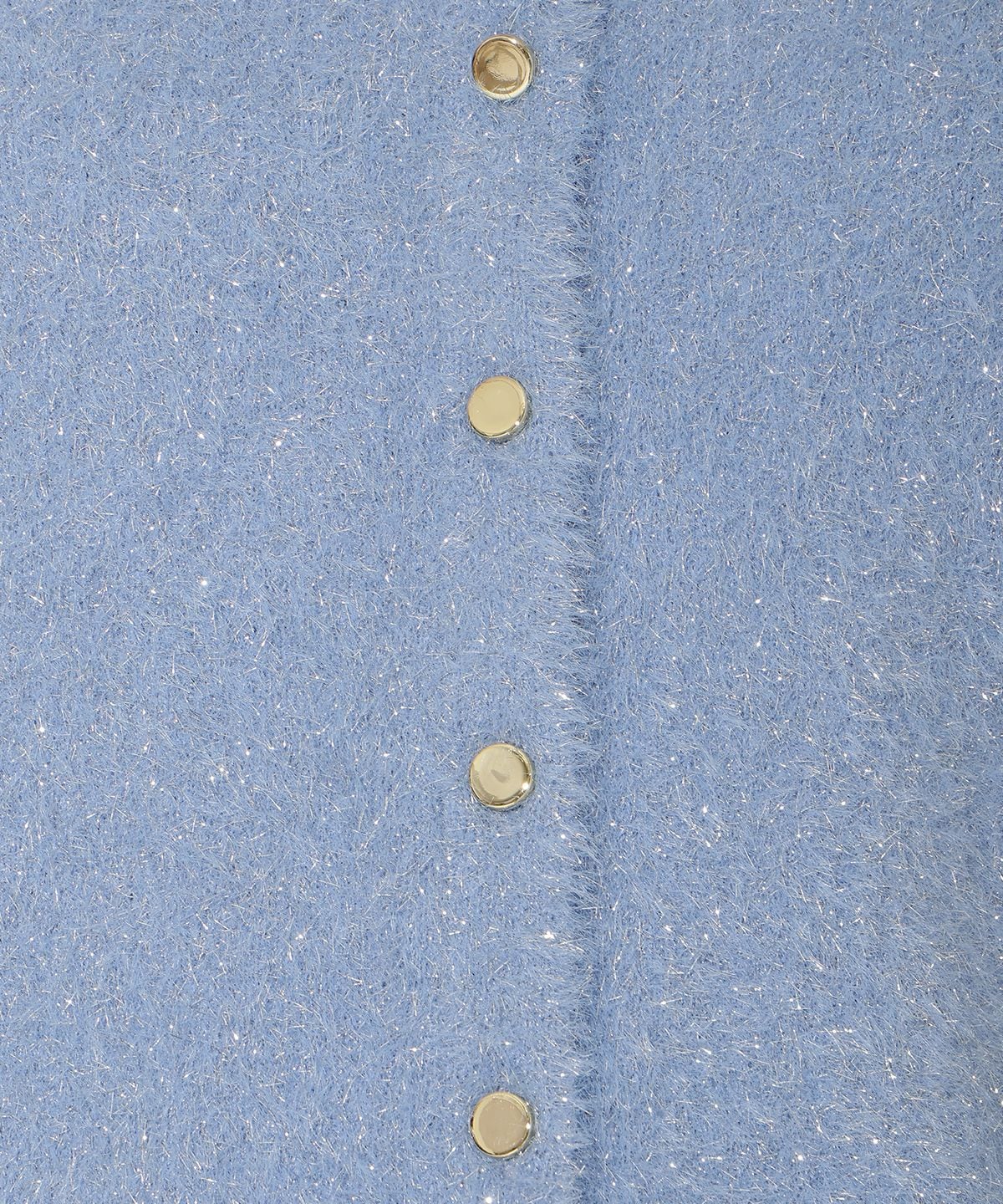 ラメシャギーニットカーディガン