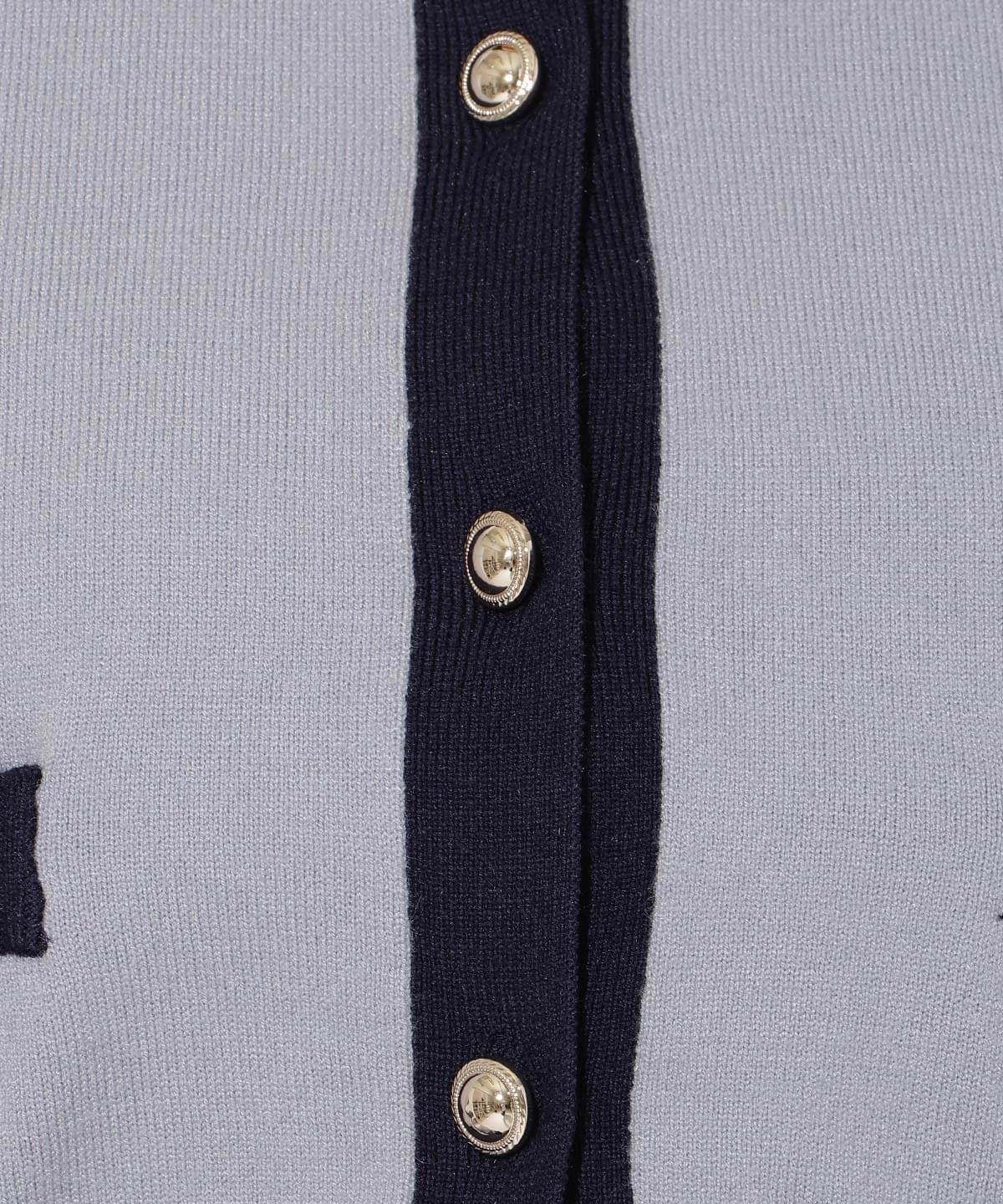 バイカラーアンサンブルニット