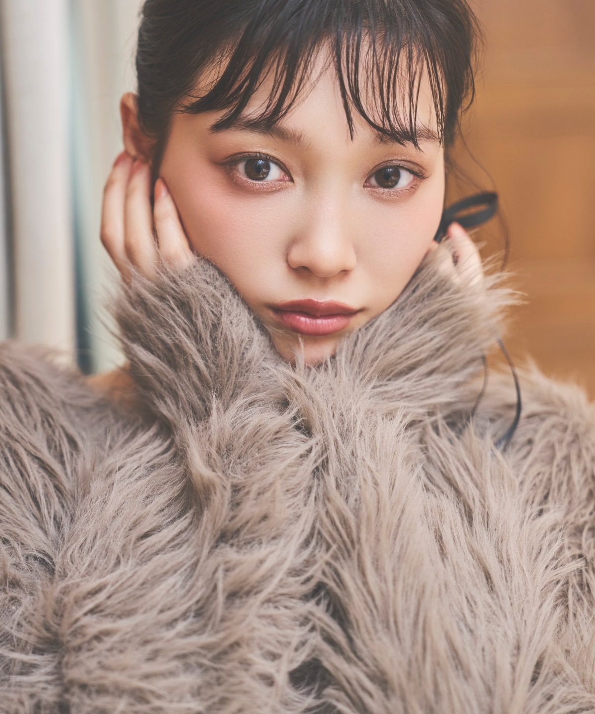 ロングフェザープルオーバー