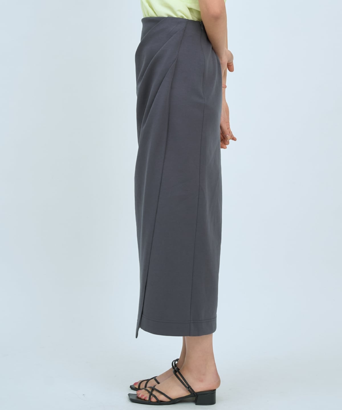 【先行予約受付中】ハイストレッチタックストレートスカート
