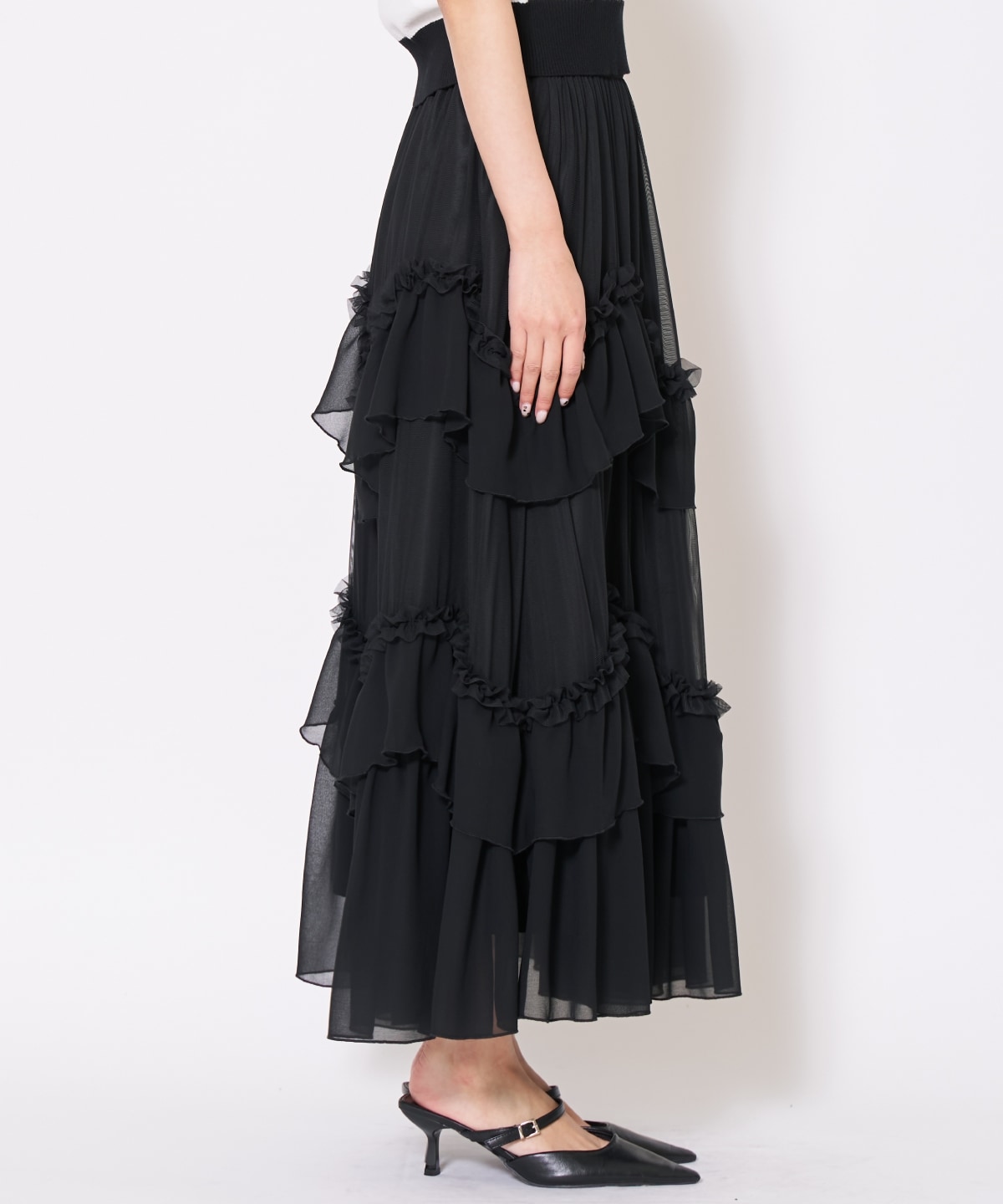 【先行予約受付中】ティアードチュールスカート
