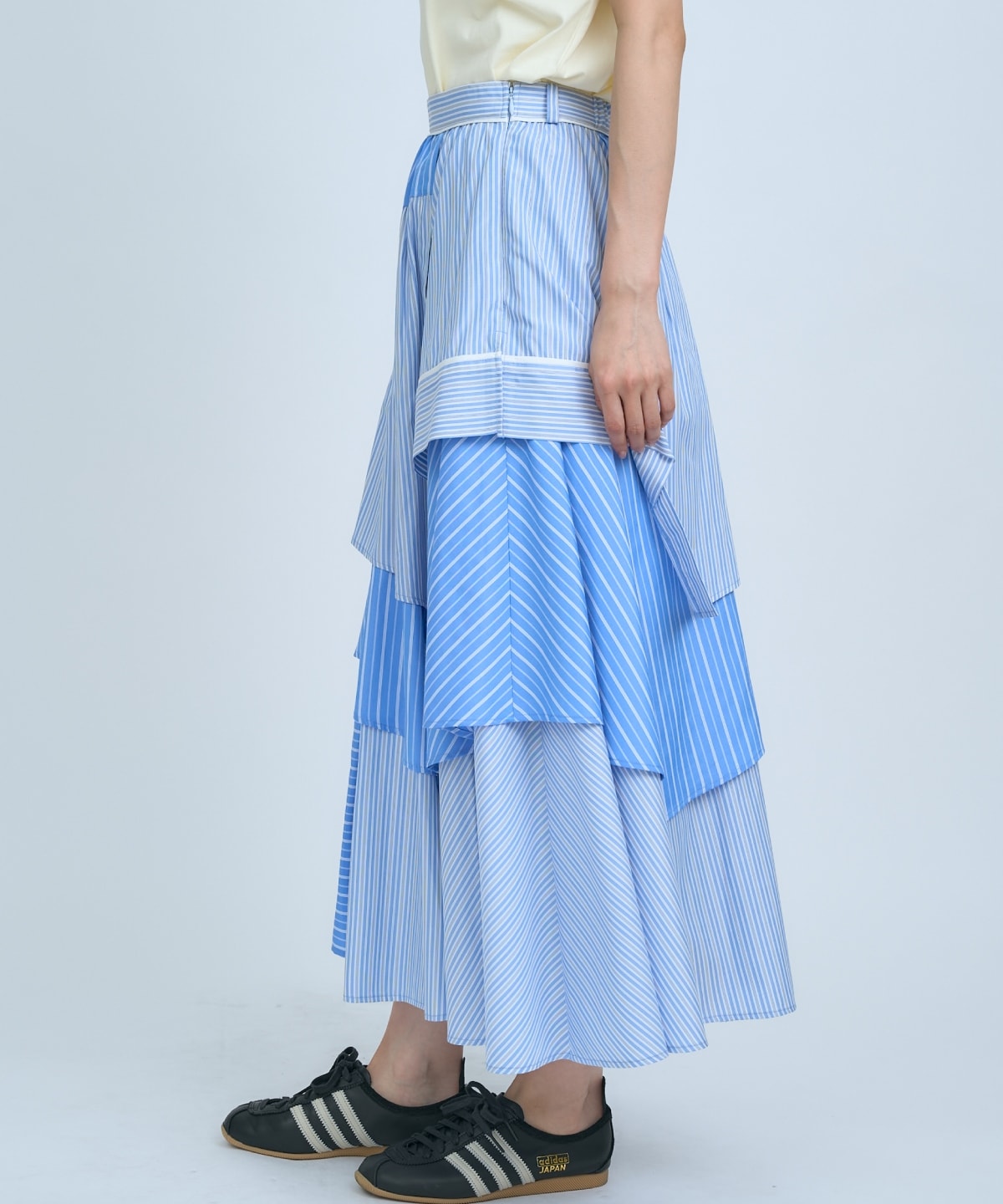 マルチストライプスカート