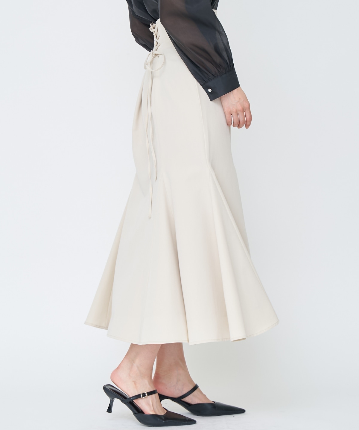 【先行予約受付中】バックレースアップマーメイドスカート