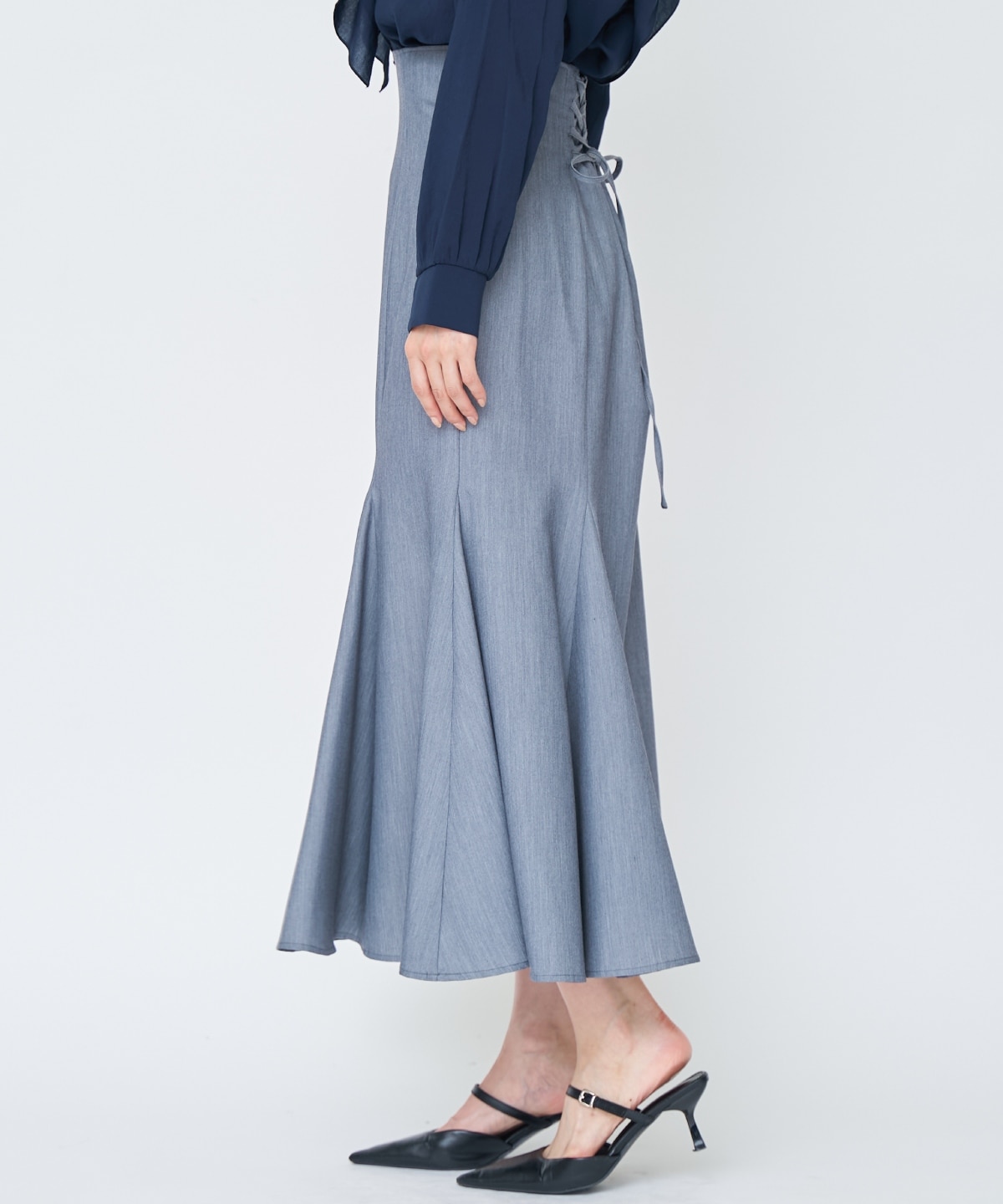 【先行予約受付中】バックレースアップマーメイドスカート