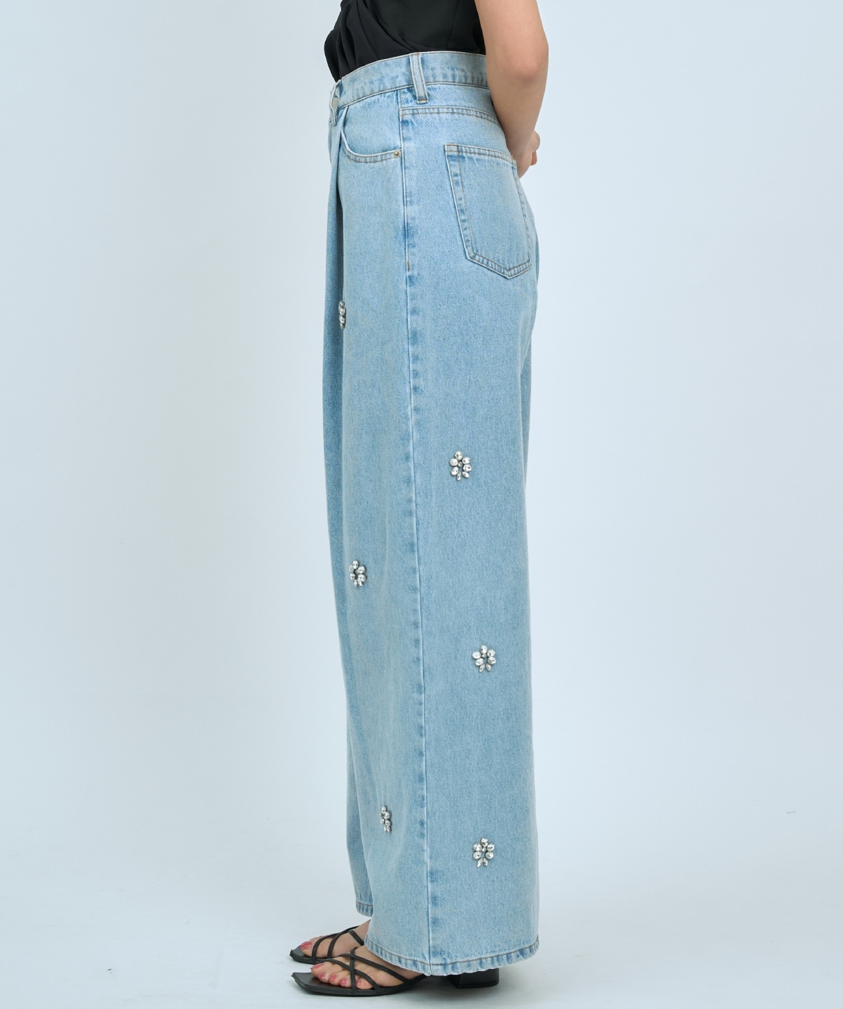 【先行予約受付中】ビジュータックデニムパンツ