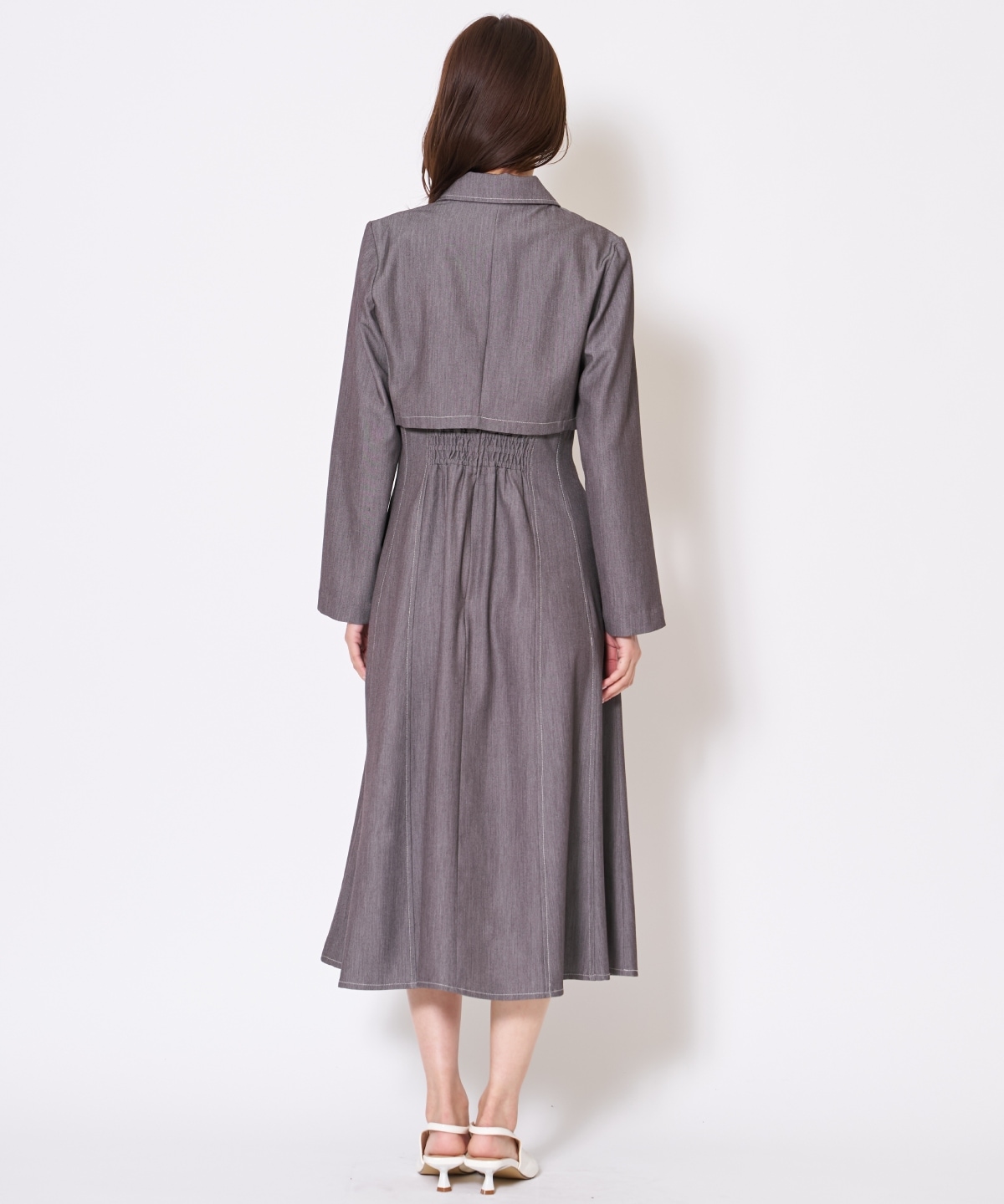 【先行予約受付中】ジャケット×ワンピースセットアップ