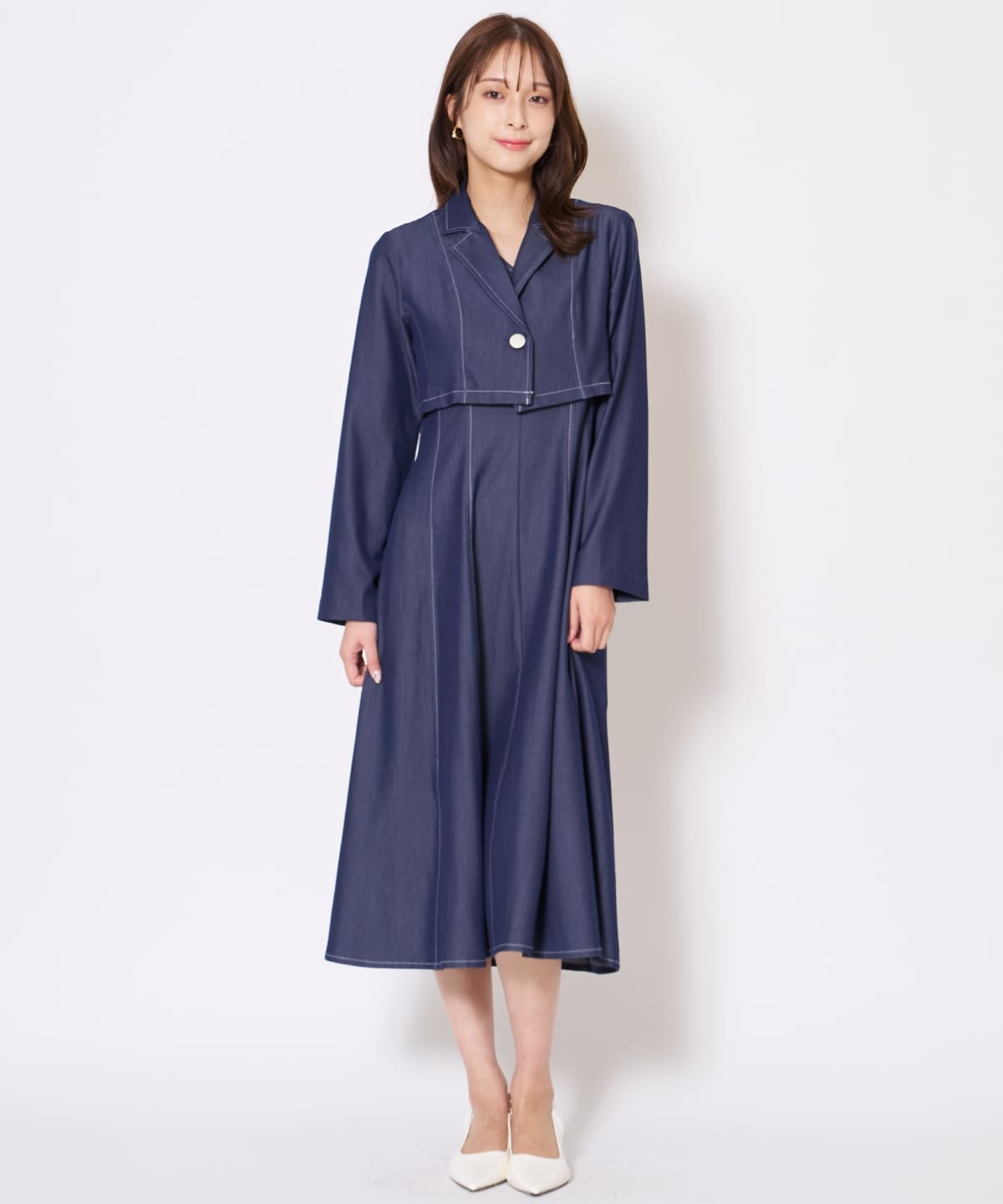 【先行予約受付中】ジャケット×ワンピースセットアップ