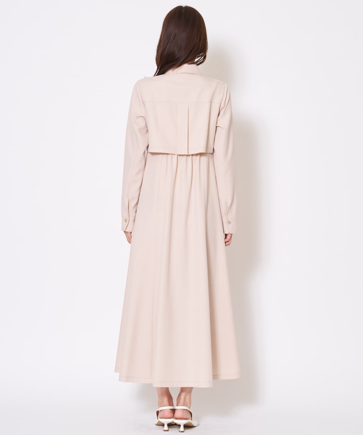 サファリシャツワンピース