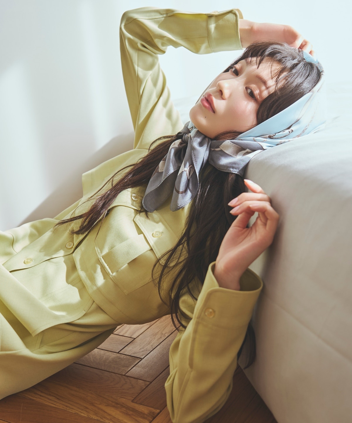 サファリシャツワンピース