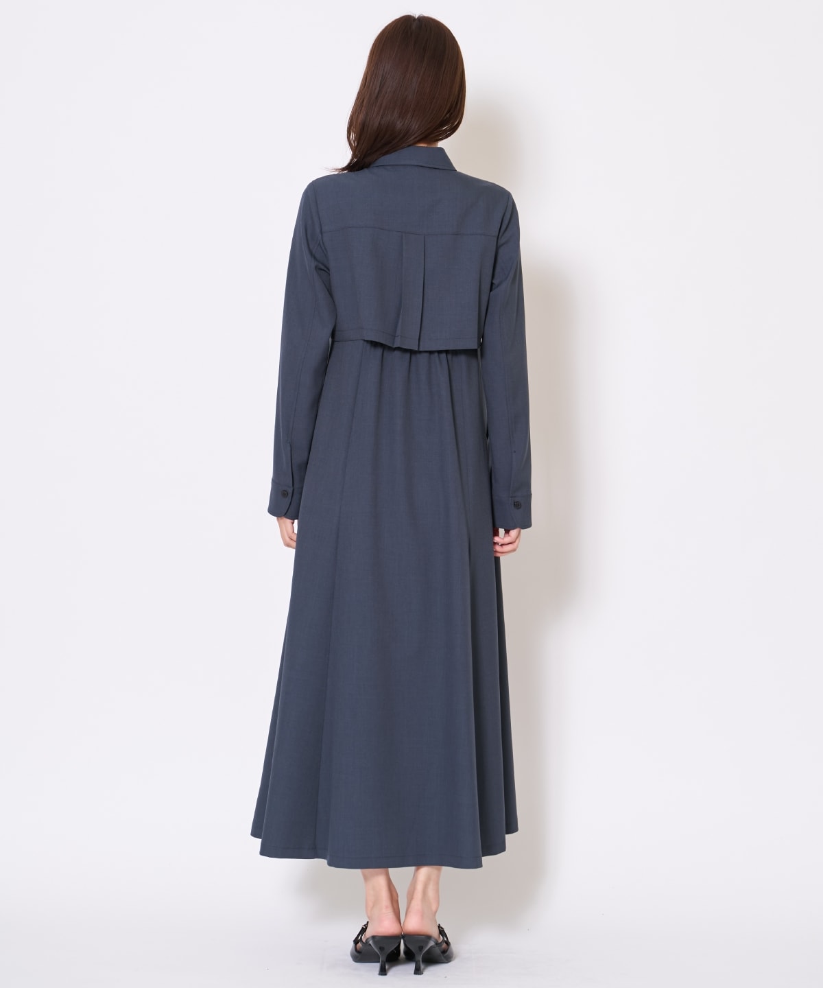 サファリシャツワンピース