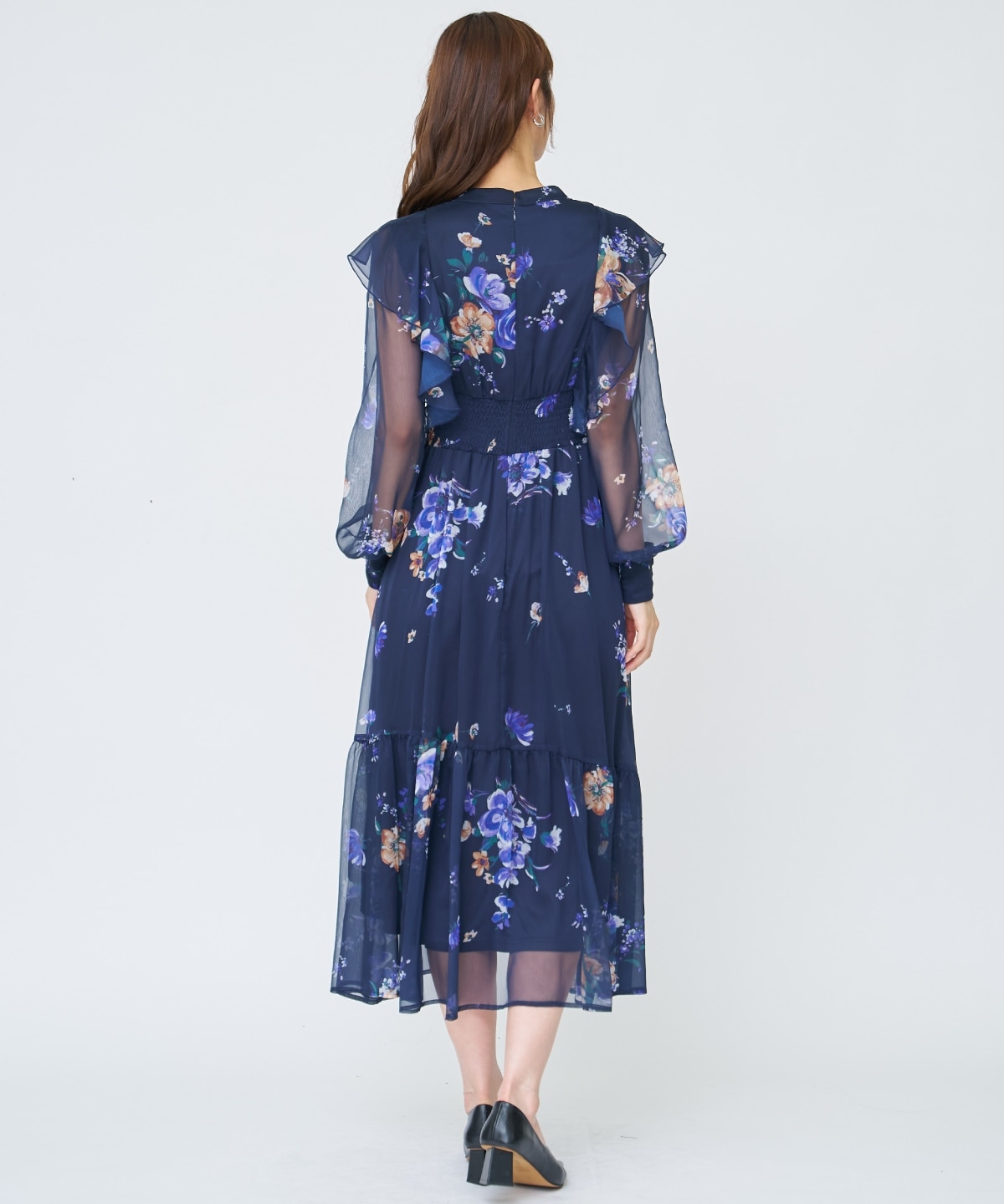 【先行予約受付中】フラワープリントタックワンピース