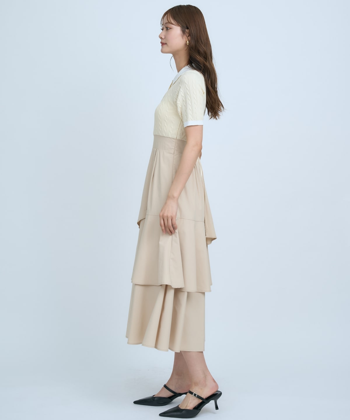 【先行予約受付中】イレギュラーヘムドッキングワンピース