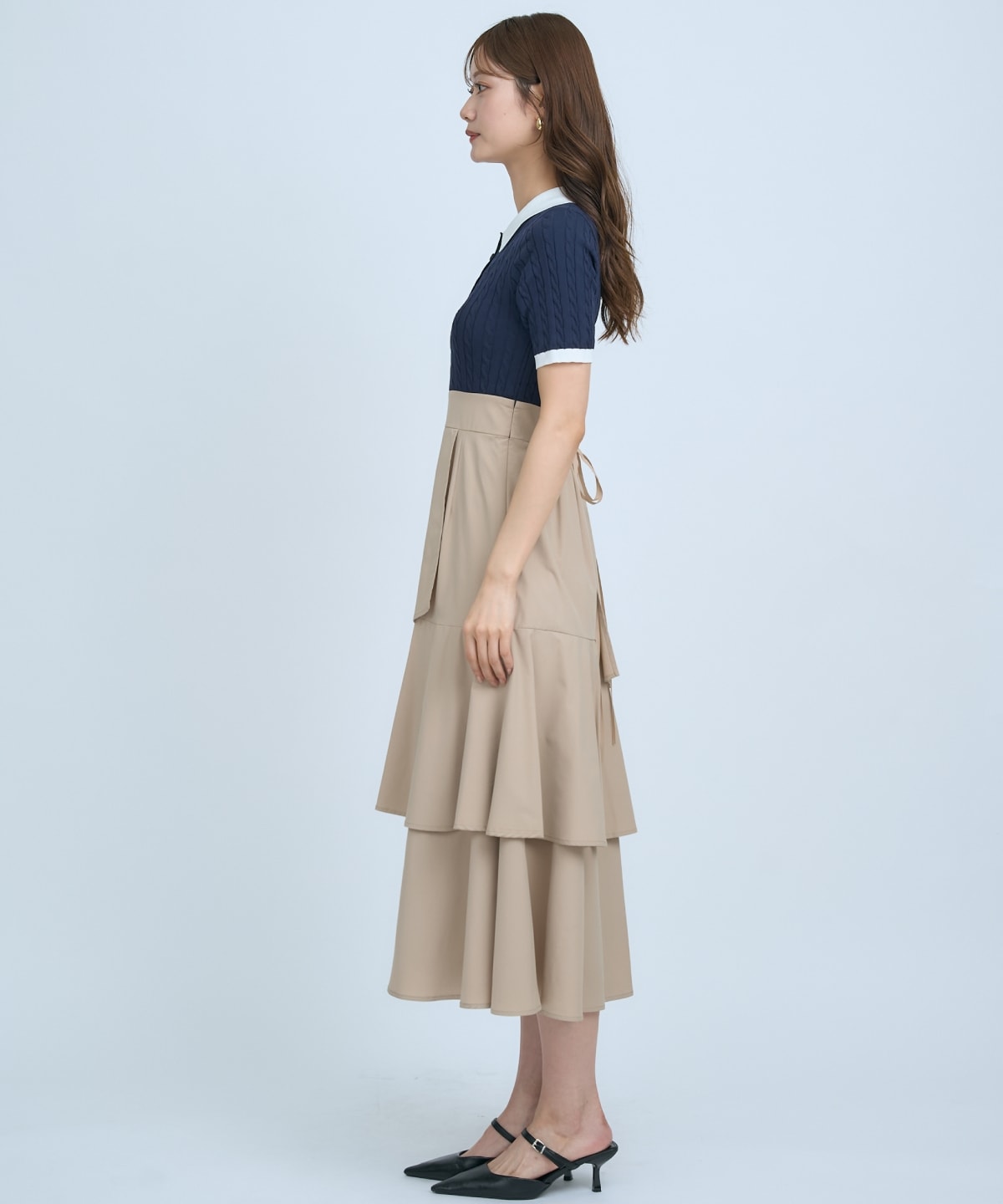 【先行予約受付中】イレギュラーヘムドッキングワンピース