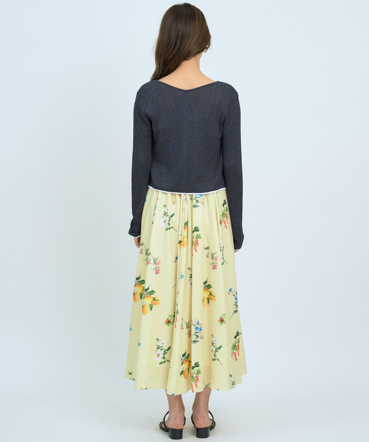 【5/14(木)一部店舗先行発売】フルーツ×フラワープリントワンピース