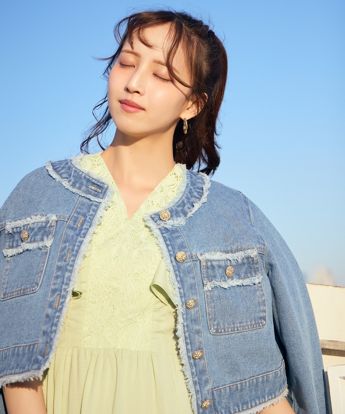 【先行予約受付中】フリンジデニムジャケット