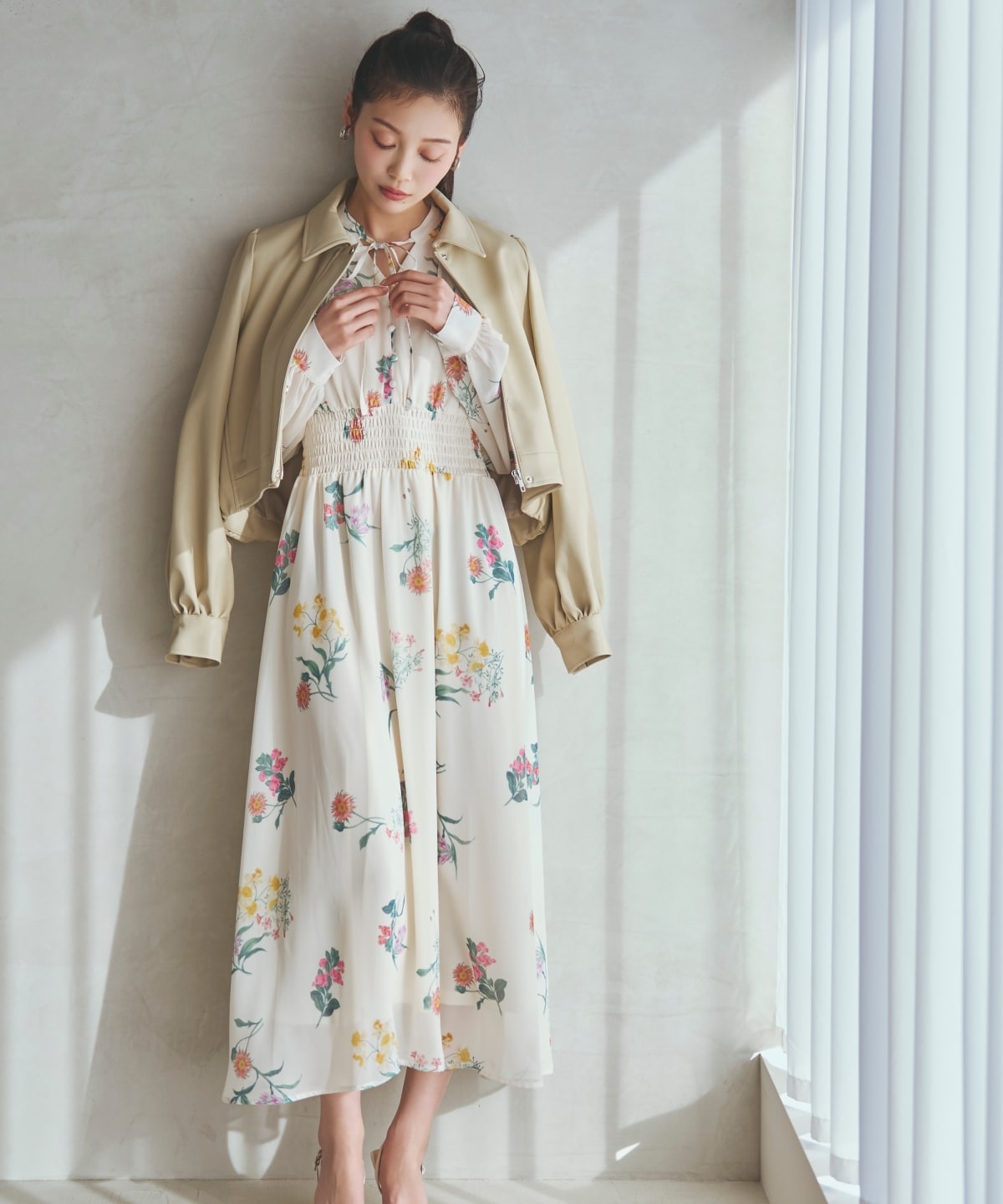 【先行予約受付中】フェイクレザーブルゾン