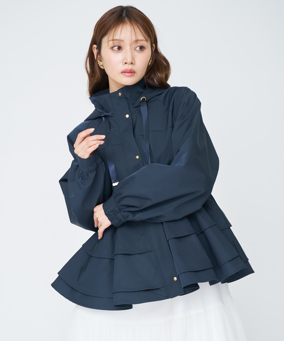 ペプラムマウンテンパーカー