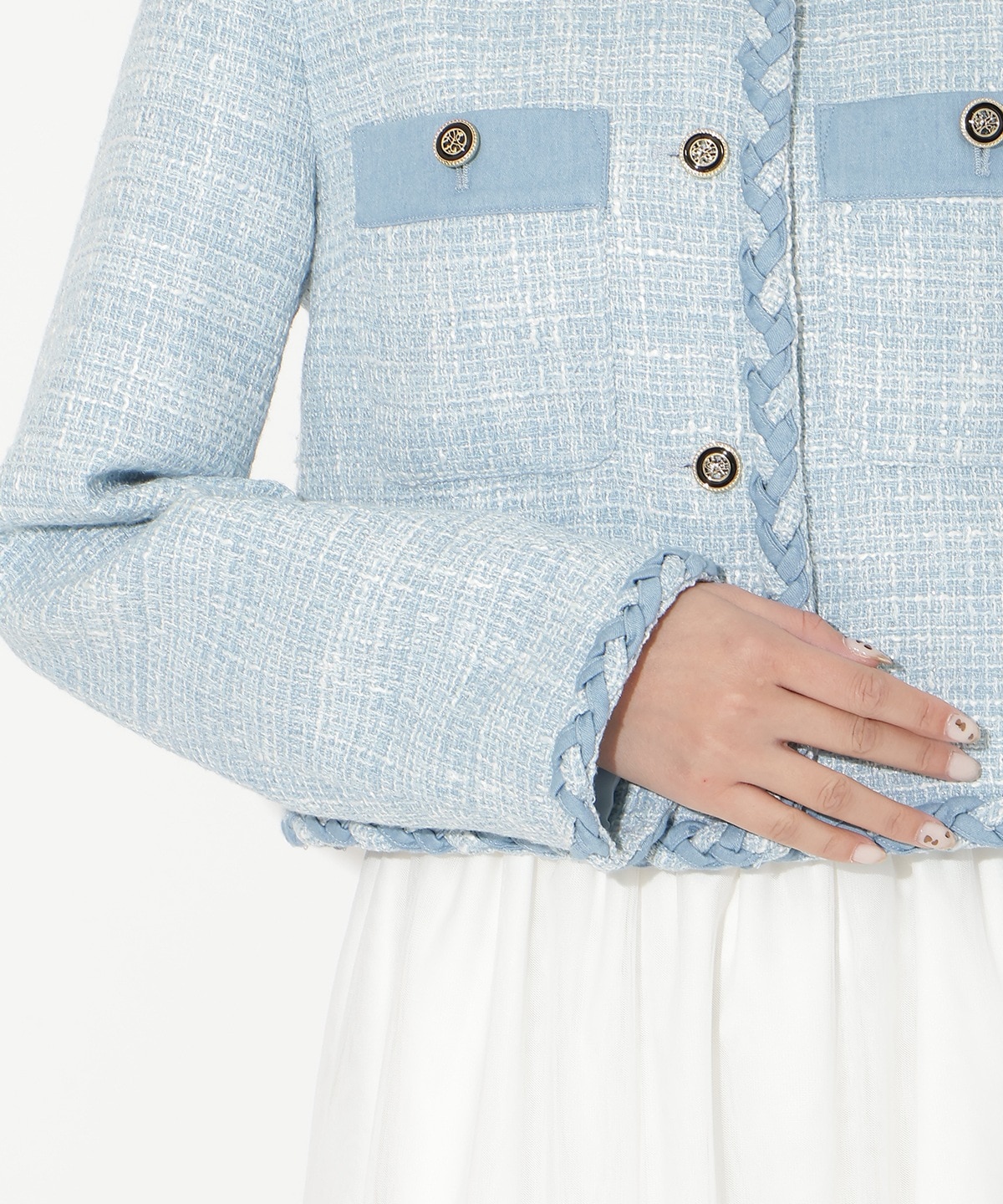 【先行予約受付中】デニムコンビツイードジャケット