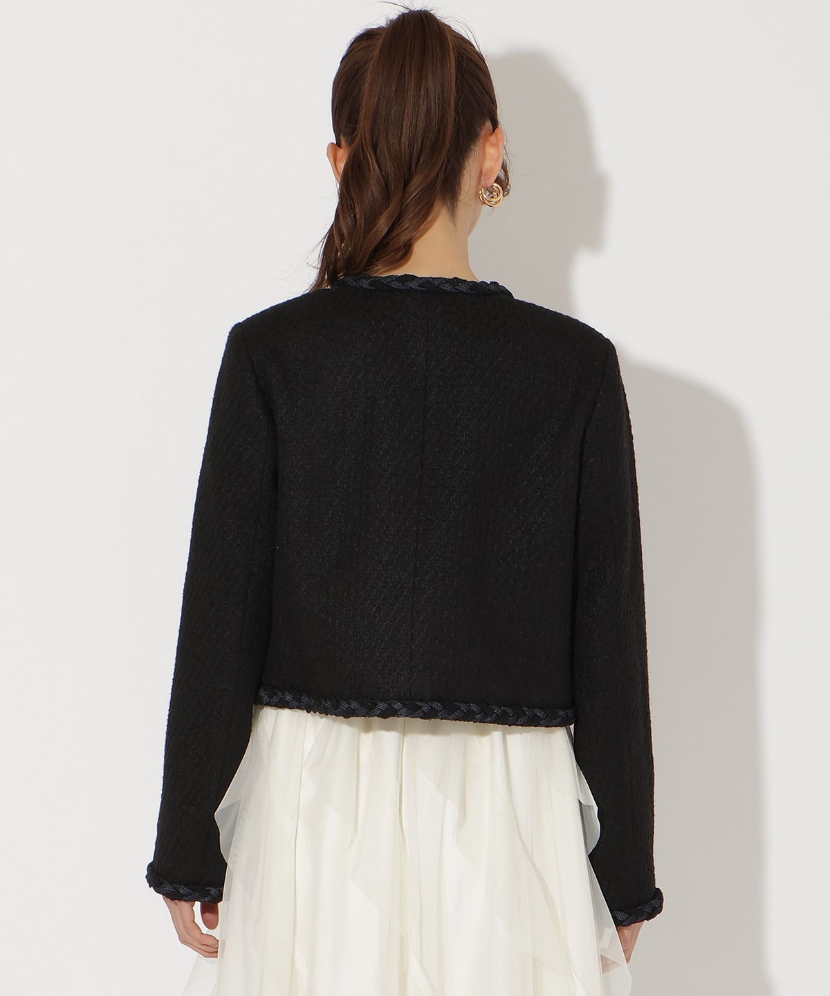 【先行予約受付中】デニムコンビツイードジャケット