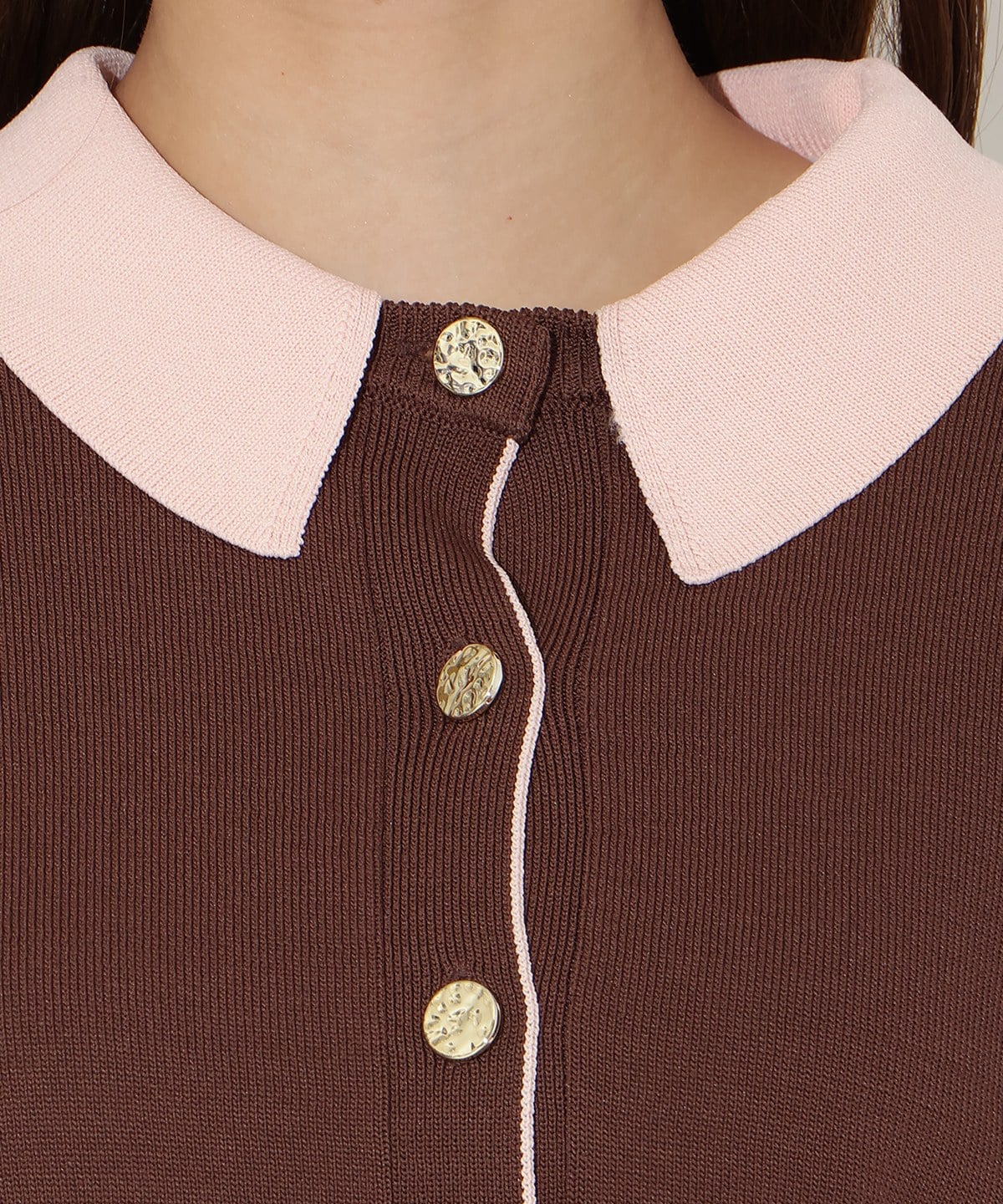 【先行予約受付中】配色レイヤードライクニットカーディガン