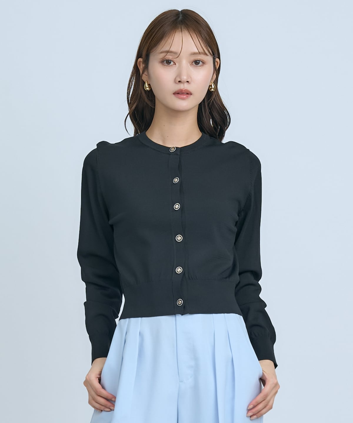 【UVカット】クルーネックカーディガン