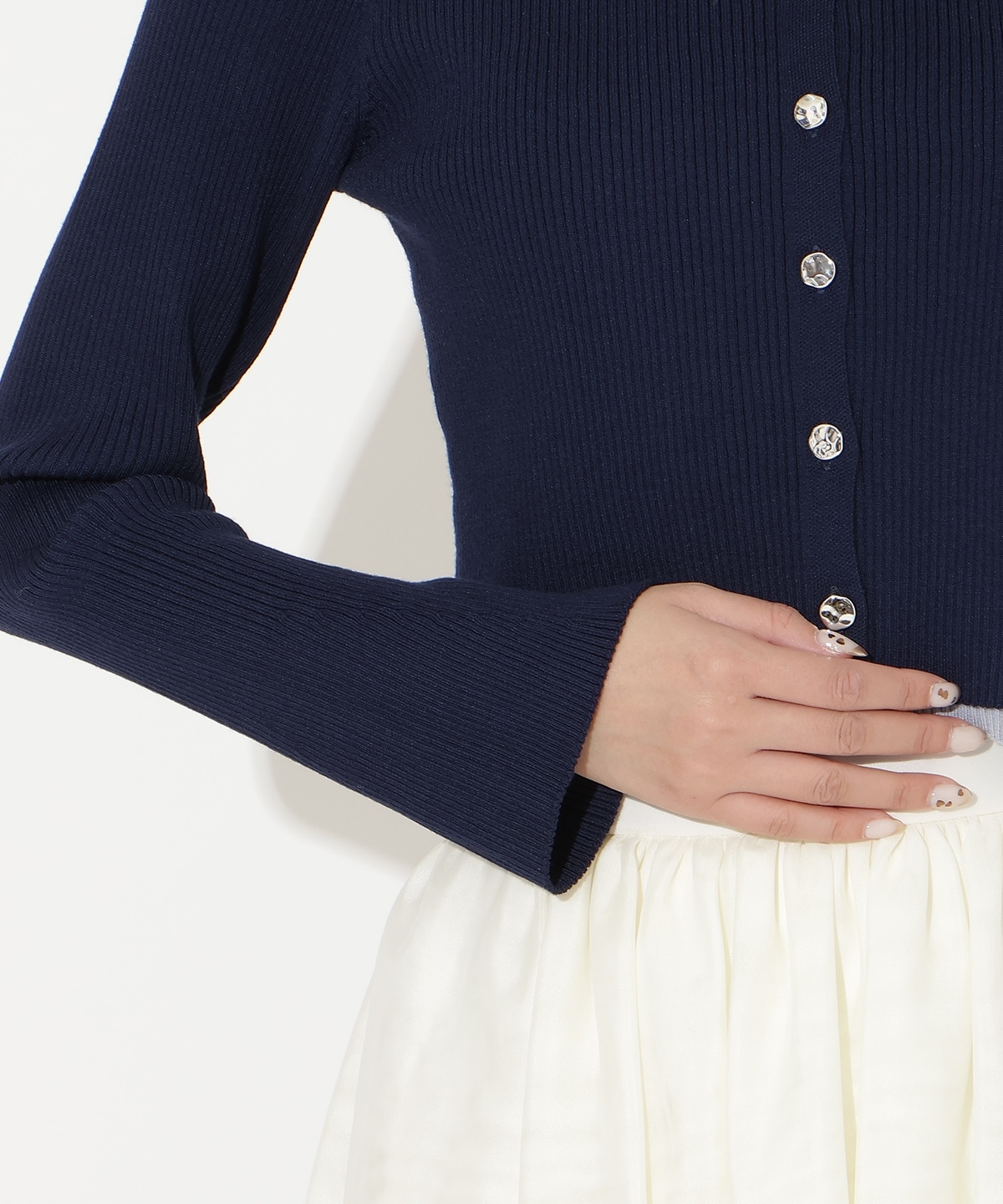 【先行予約受付中】襟付きレイヤード風カーディガン