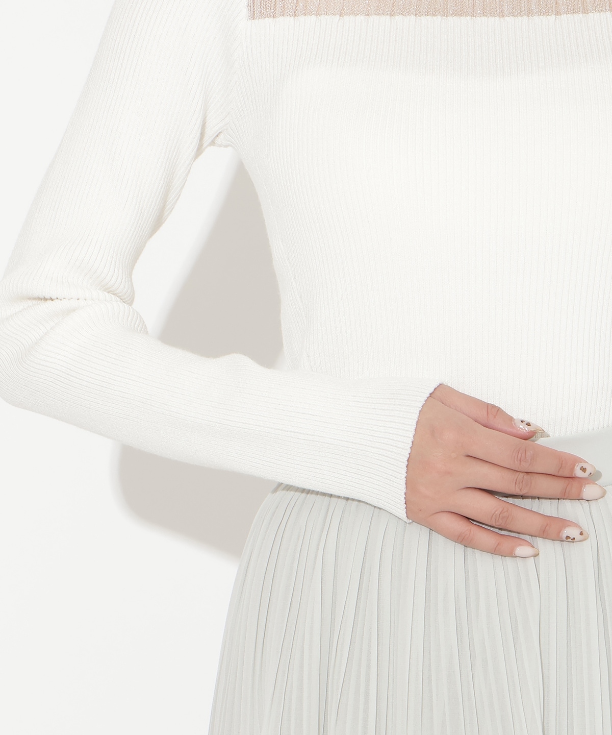 【先行予約受付中】シアーリブニットプルオーバー