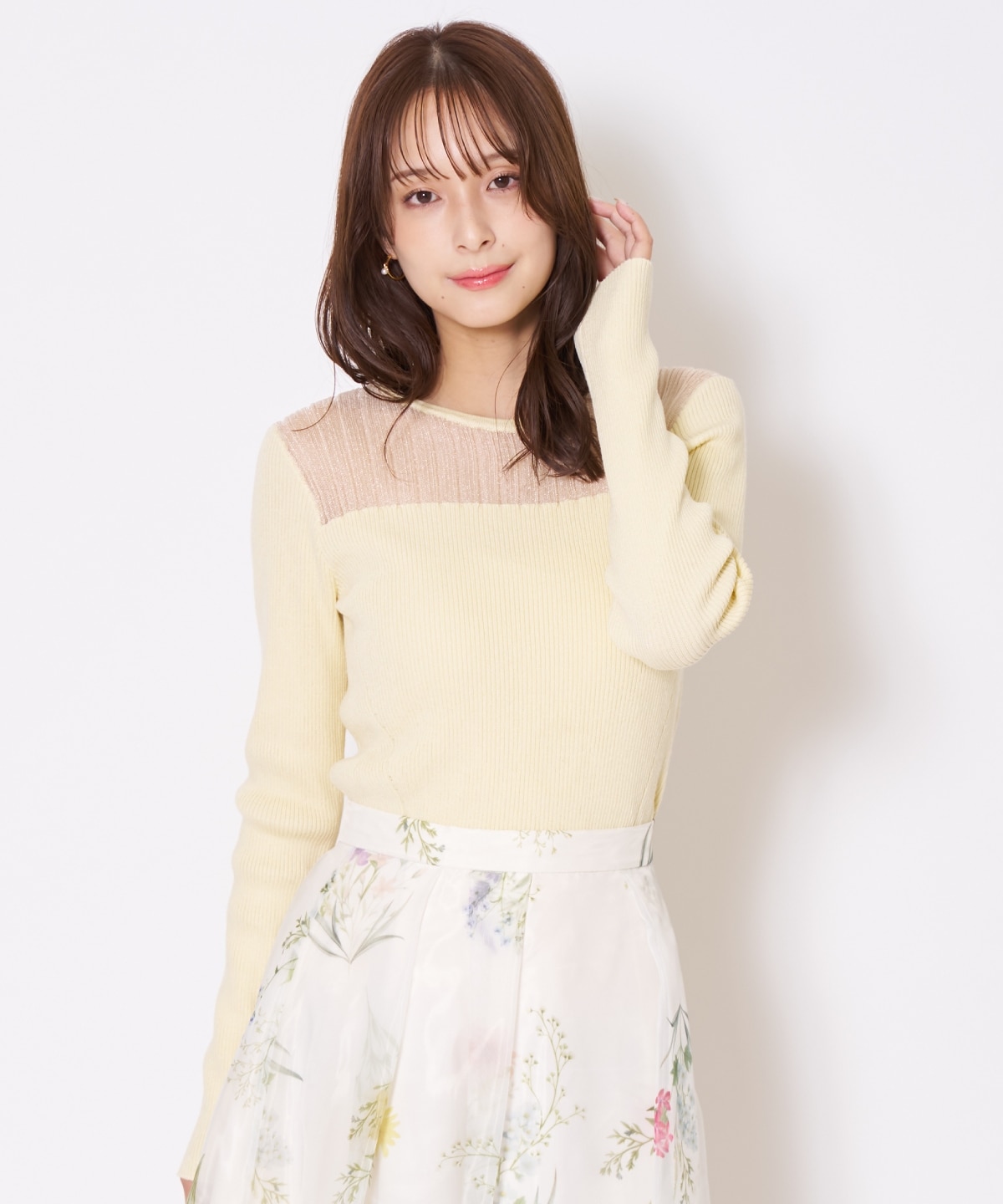 【先行予約受付中】シアーリブニットプルオーバー