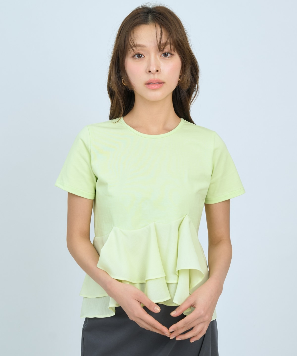 【先行予約受付中】ペプラムカットトップス