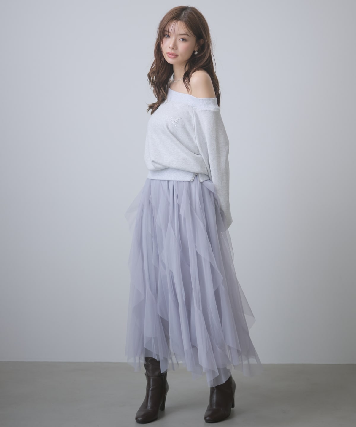 ラッフルフリルスカート