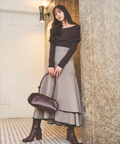 ブラウン系チェック