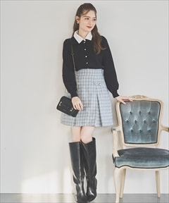 ブルー系チェック