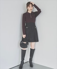 ブラック系チェック