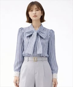 ネイビー系ストライプ