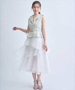 ライムグリーン×ホワイト