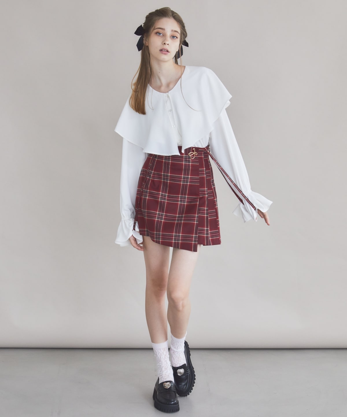 ２wayビッグカラーブラウス