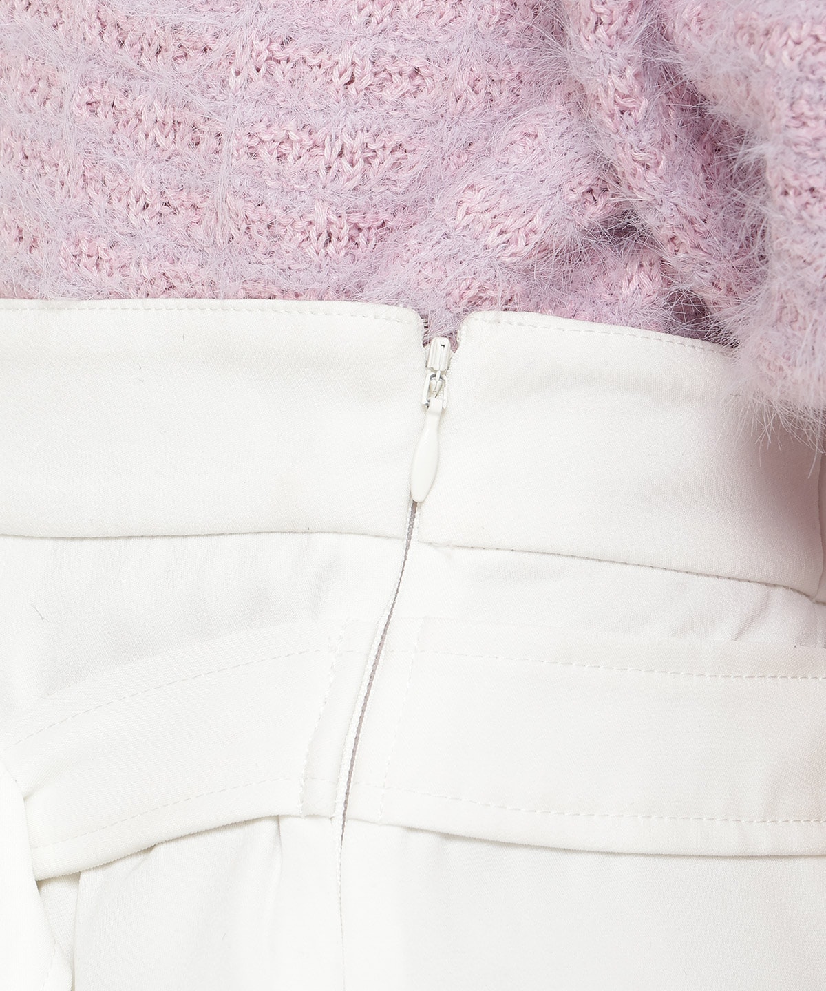 コンビネーションアシメプリーツスカート