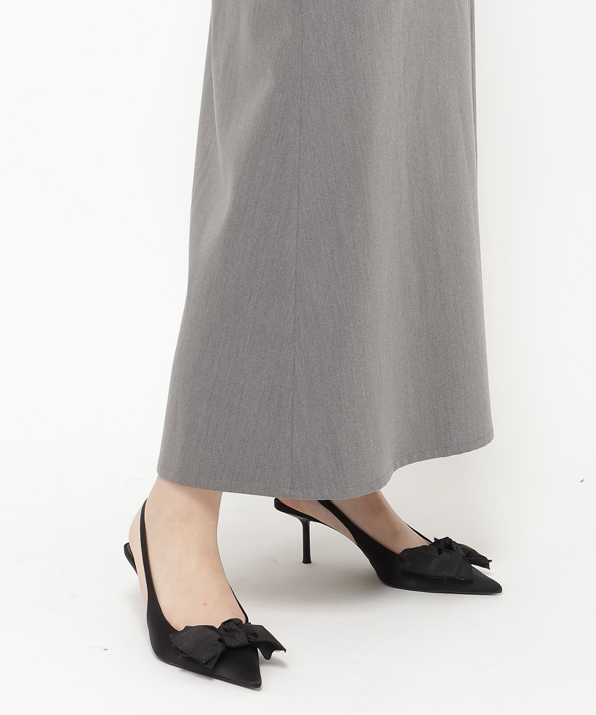 アシメソフトプリーツスカート