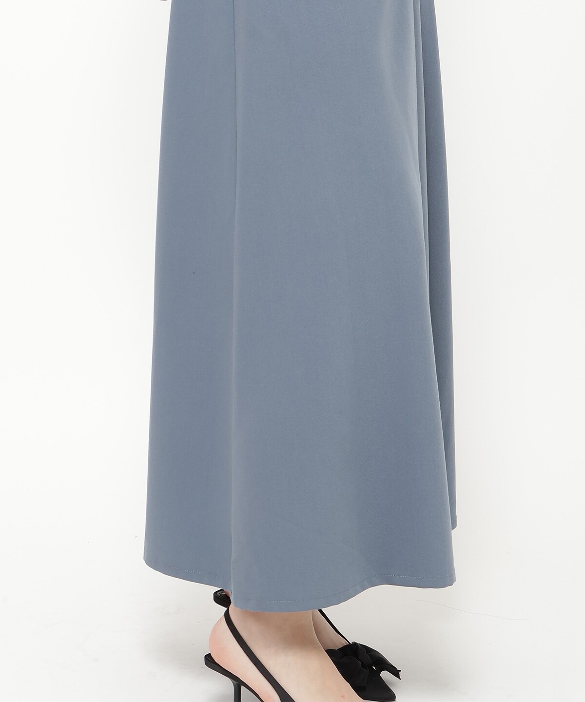 アシメソフトプリーツスカート