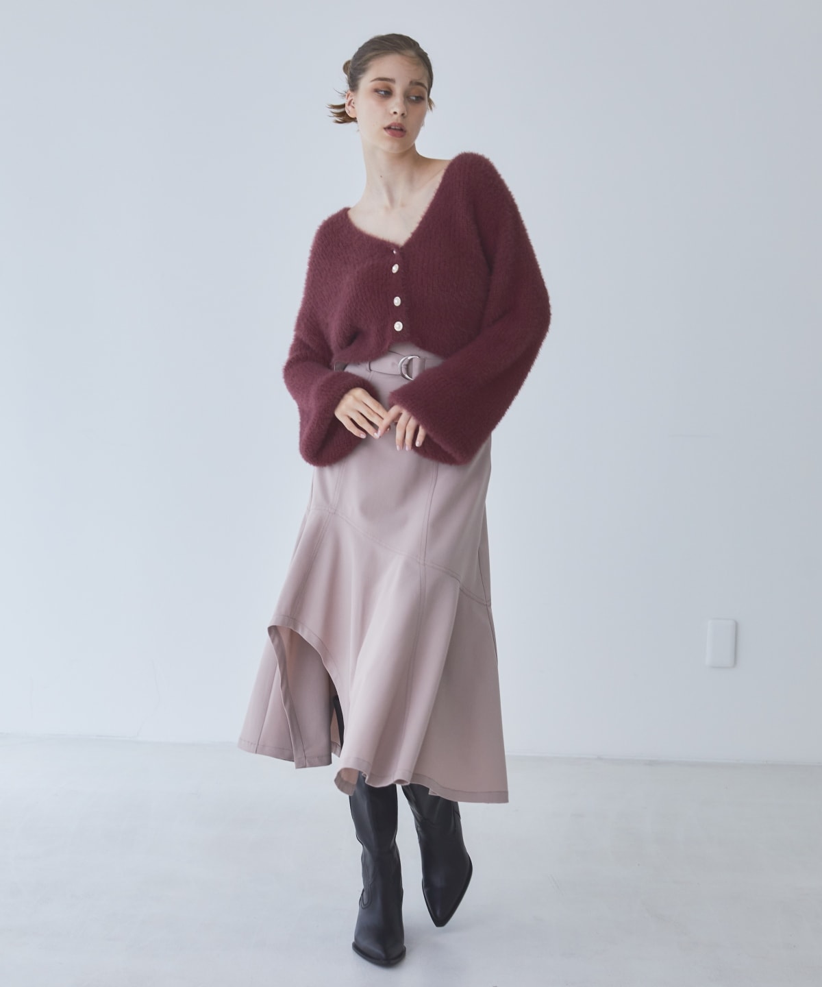 アシメフレアスカート