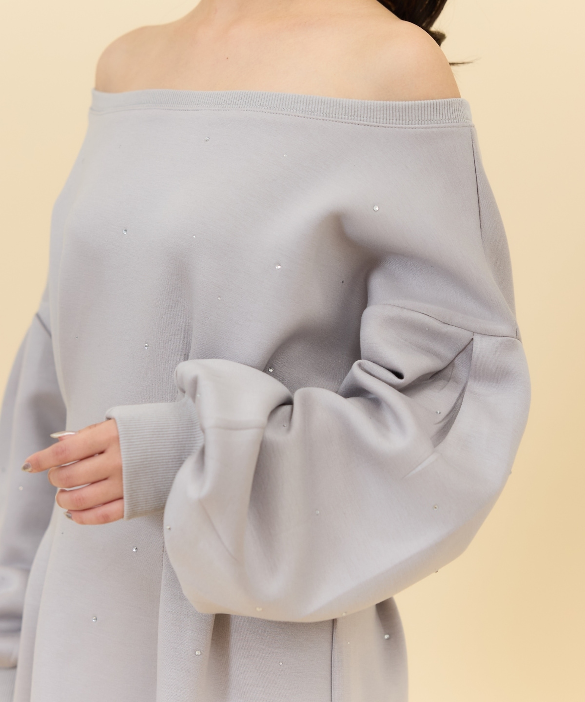 ラインストーンミニワンピース