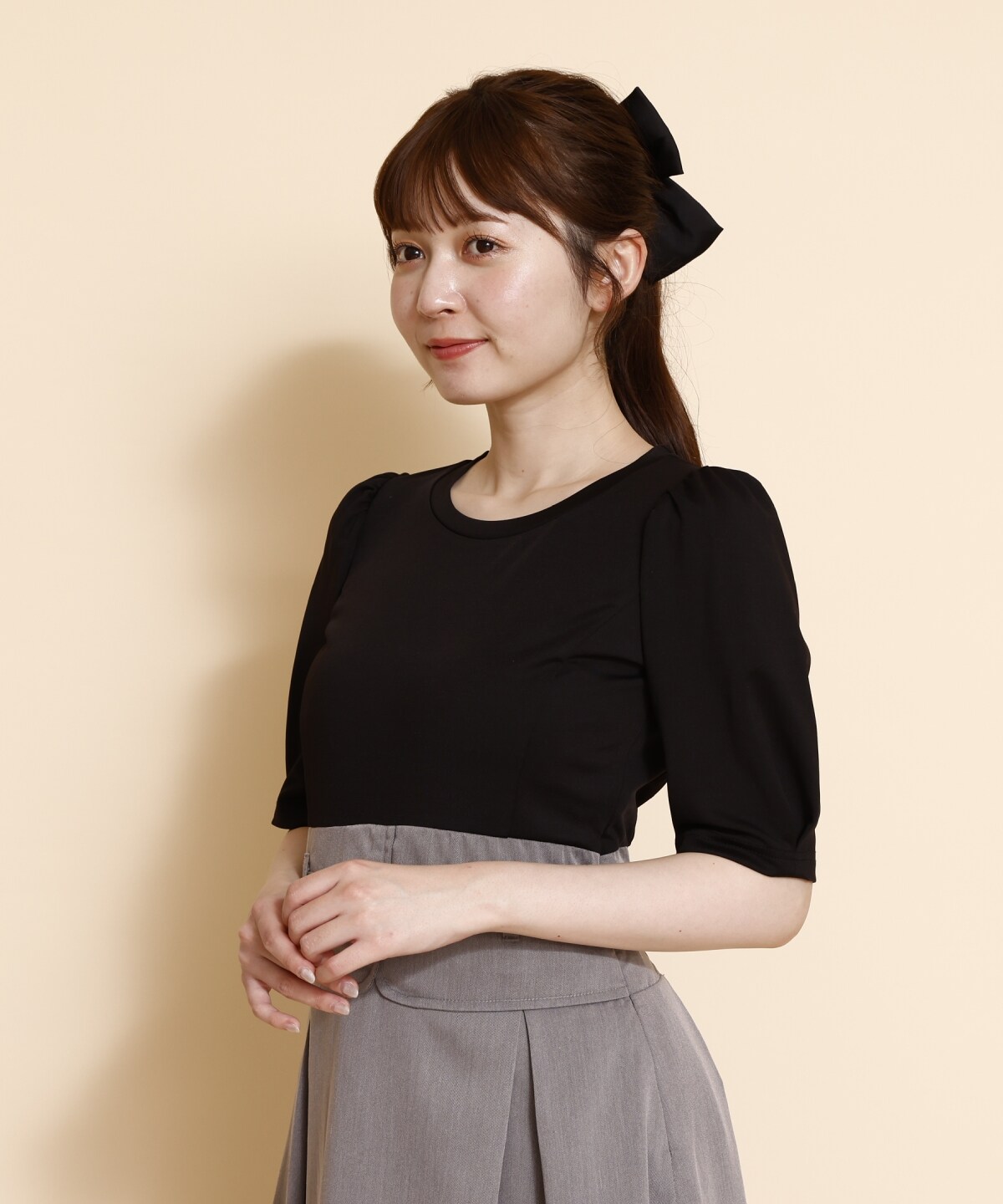 コルセットデザインドッキングワンピース