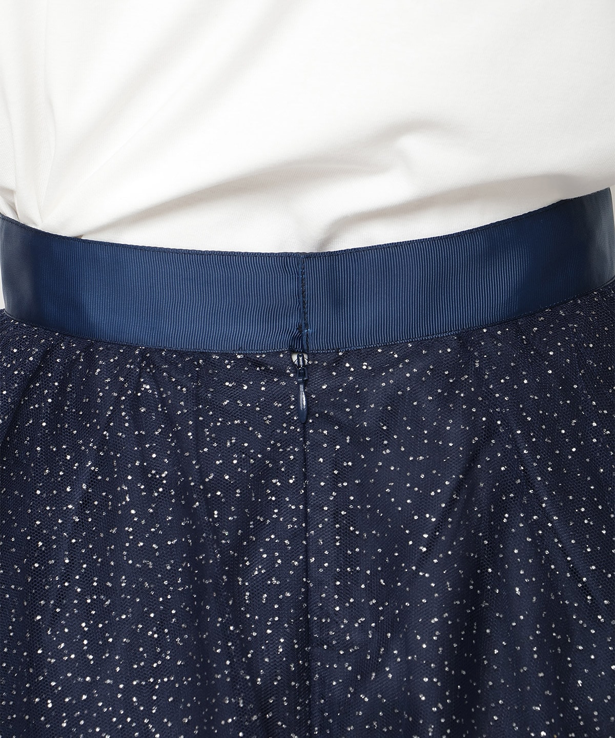 ラメチュールアシメティアードスカート