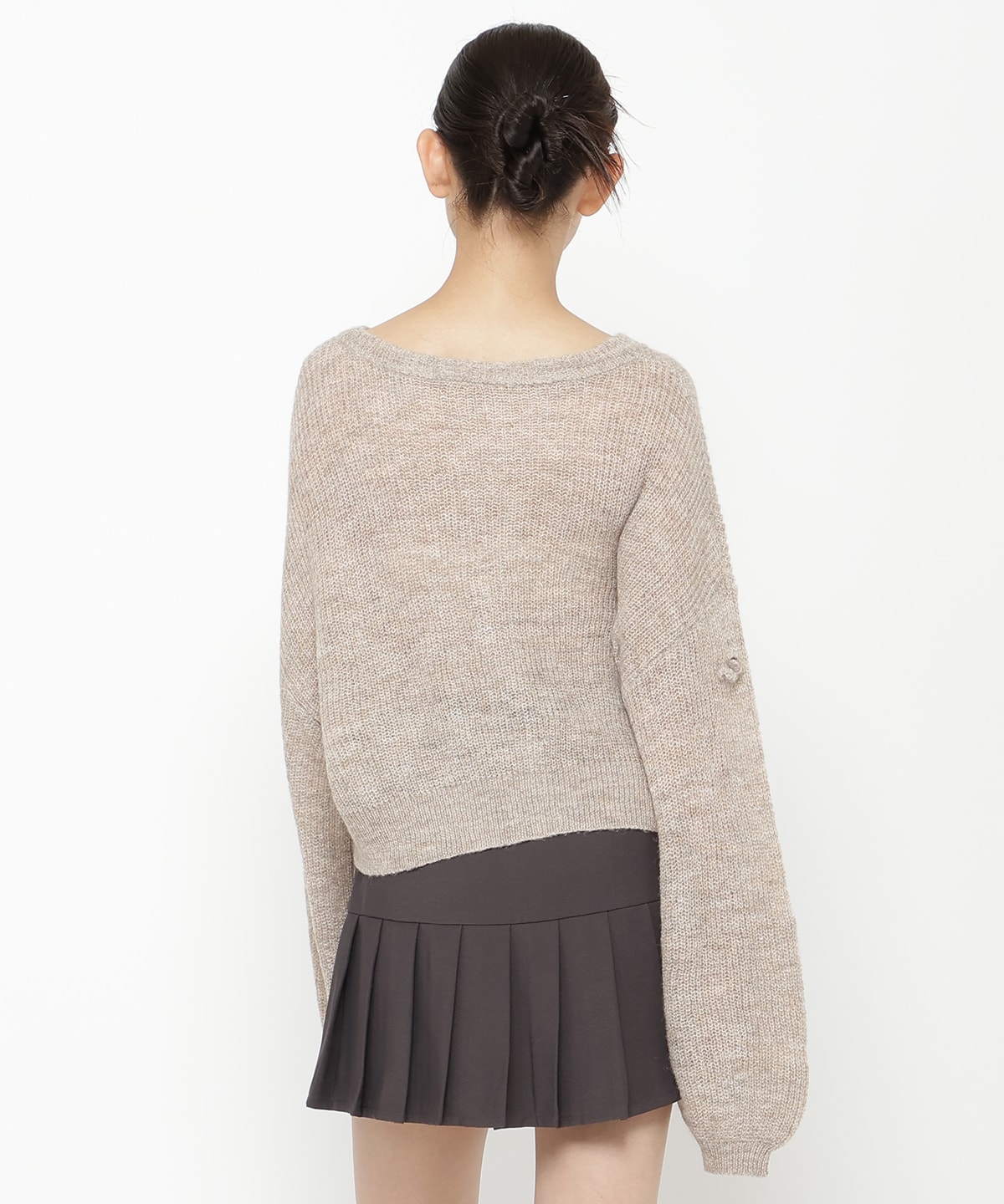 クロシェフラワーカーディガン